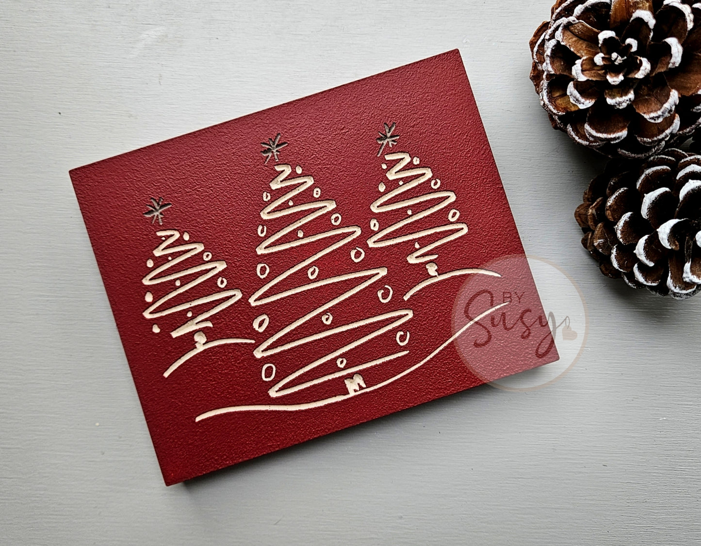 Squiggly Tree Freestanding Sign