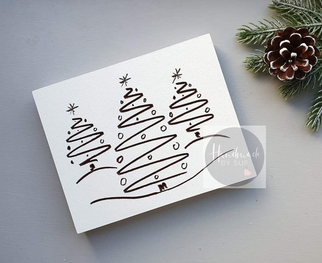 Squiggly Tree Freestanding Sign