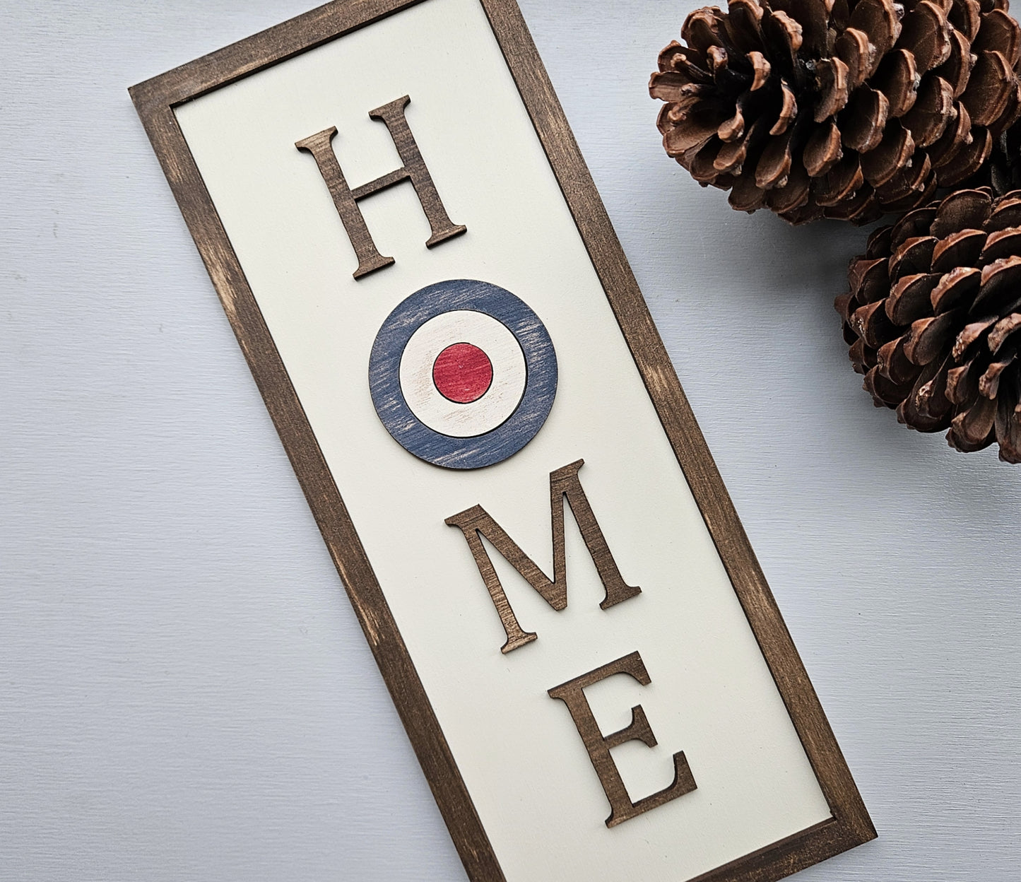 Roundel Long Home Sign