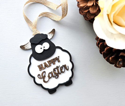 Happy Easter Sheep Hanger