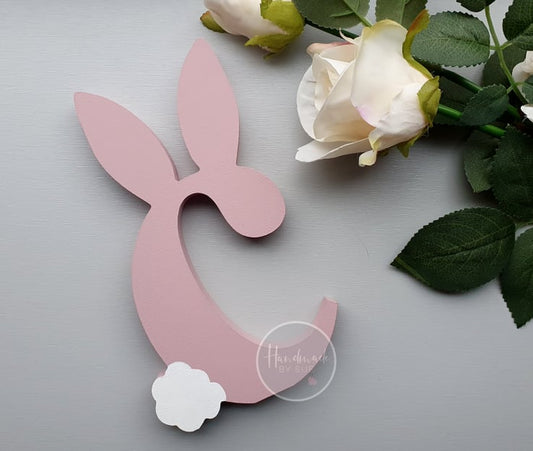 Freestanding Lower Case Letter with Bunny Ears